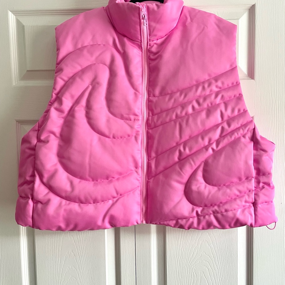 NWT Nike Women’s Down Fill Pink Vest